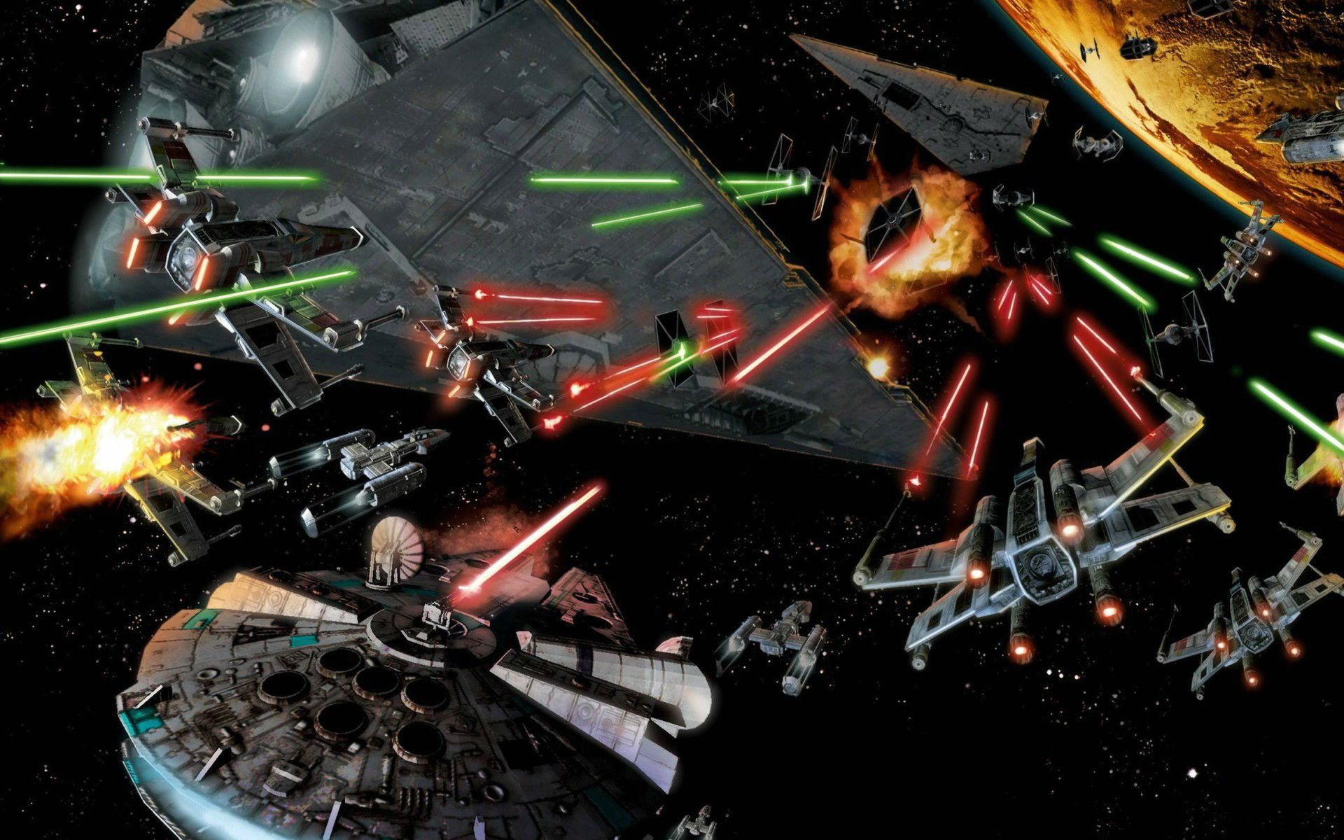 Star Wars Space Battle Wallpaper 61 images
