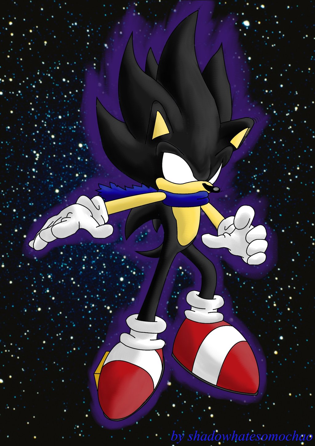 Dark Super Sonic By Shadowhatesomochao