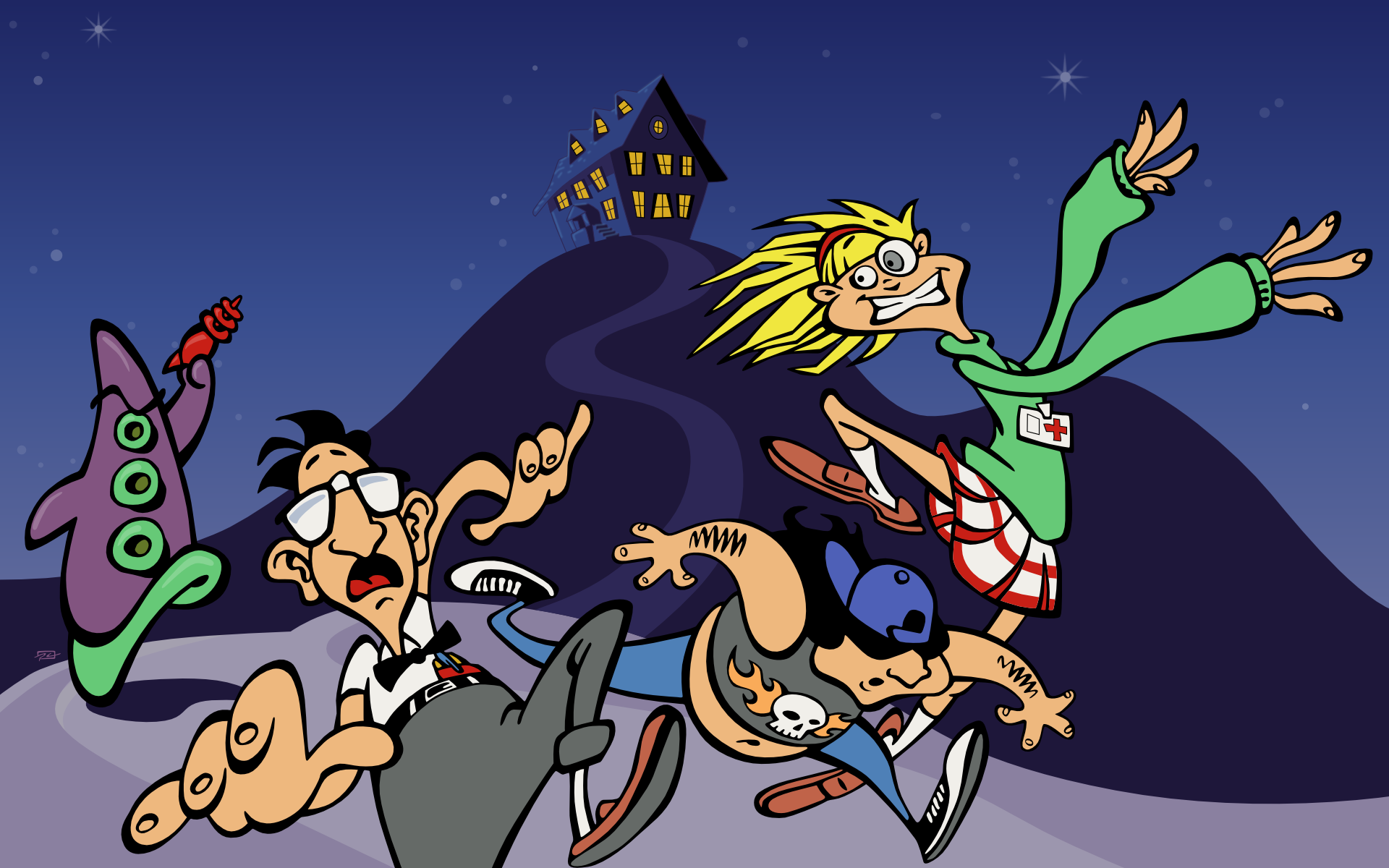 Dott Wallpaper Day Of The Tentacle