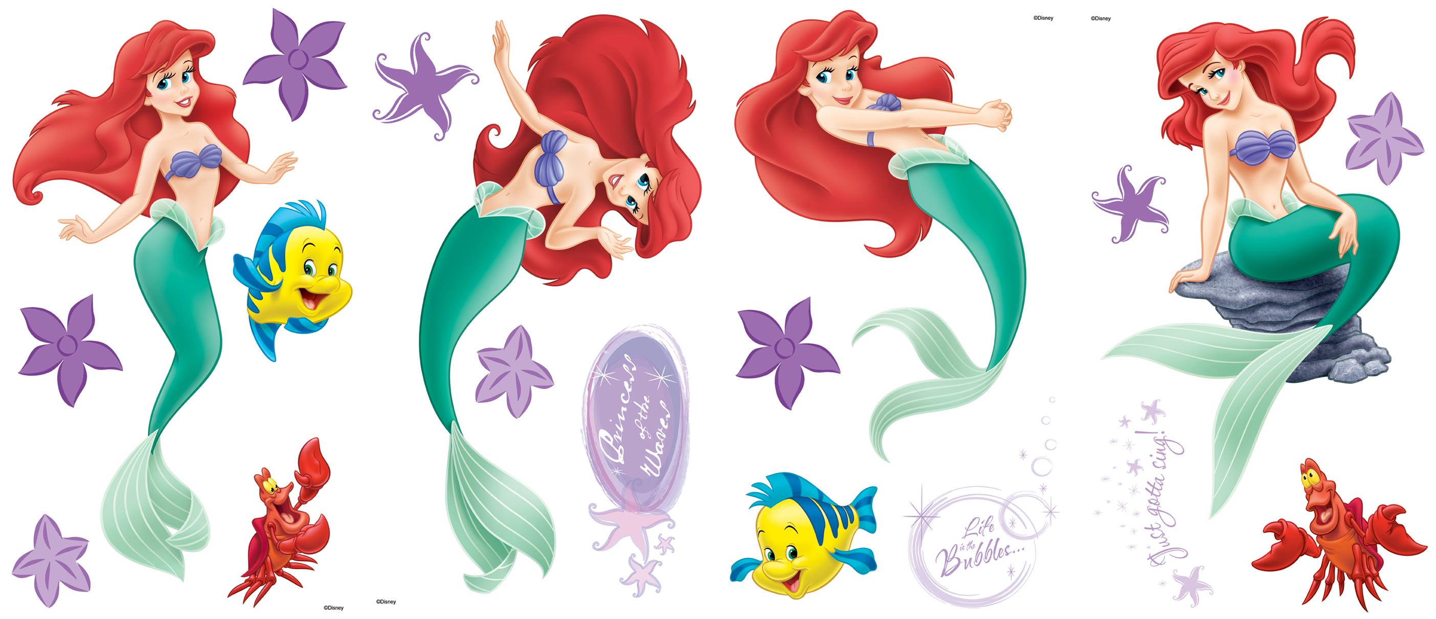 Mountain Wallcovering Little Mermaid Room Appliques Search Results