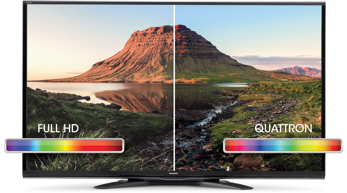 Inch 3d Led Smart Tv With Quattron From Sharp Lc 60eq10u