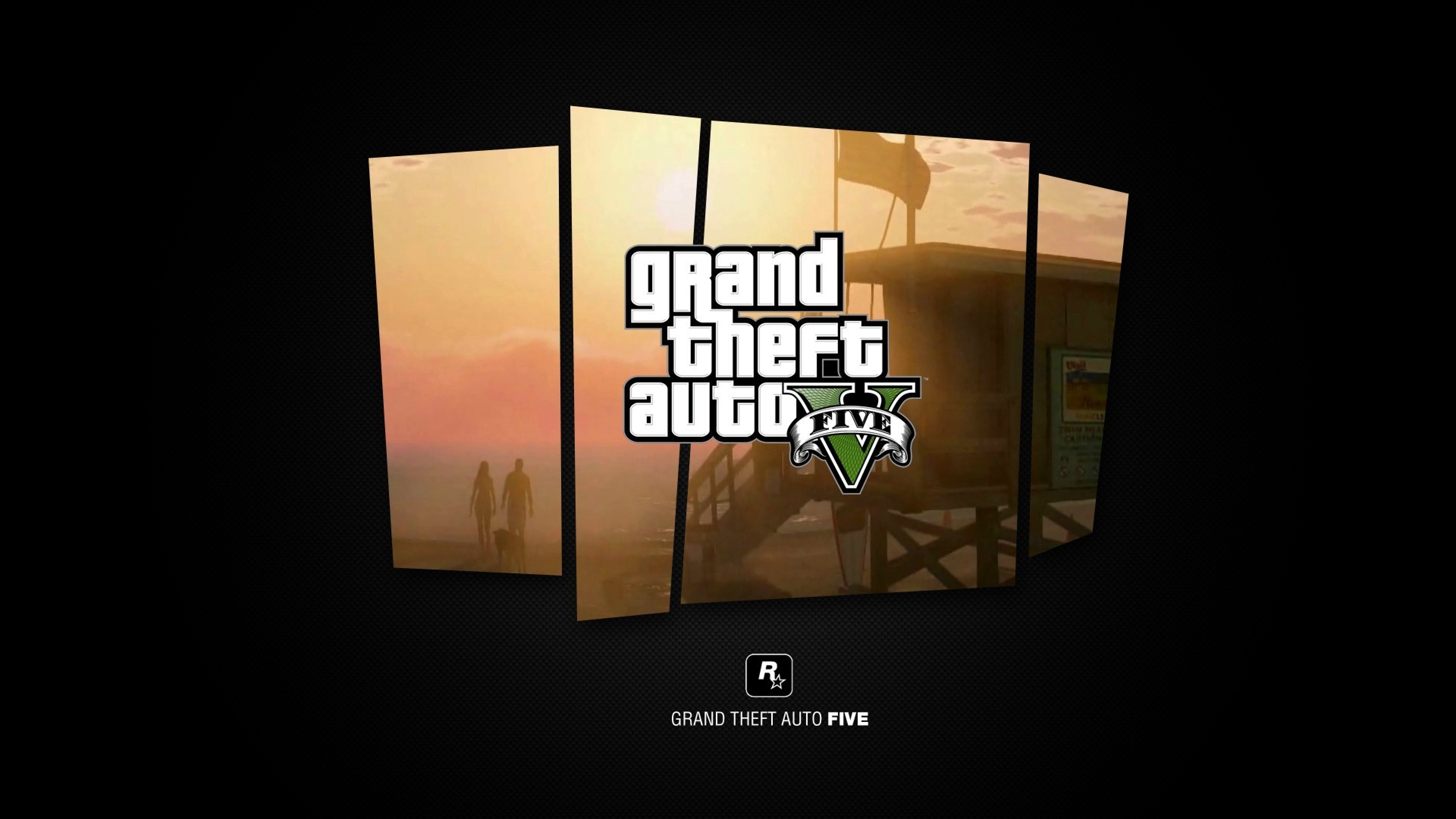 Gta Grand Theft Auto Sunset Beach Shot Wallpaper Background 4k