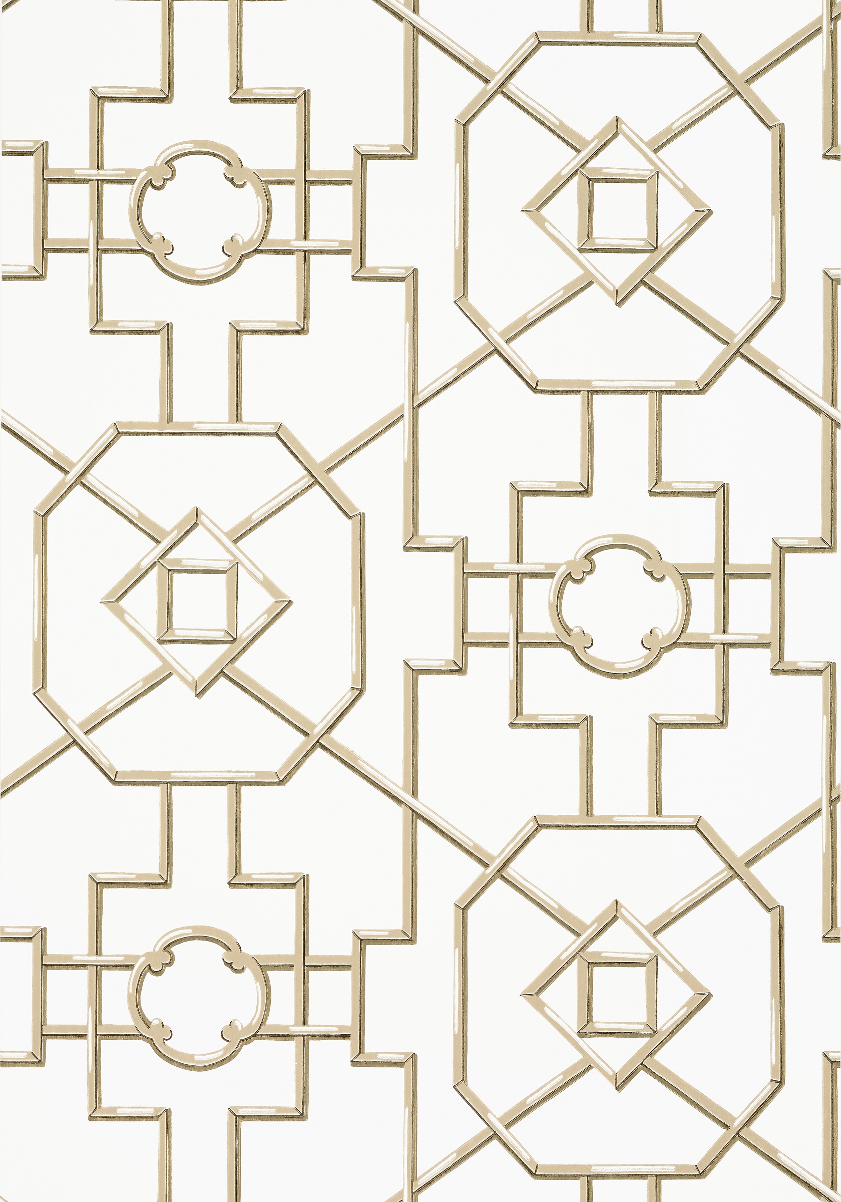 Wallpaper Enchantment Thibaut Bamboo Lattice