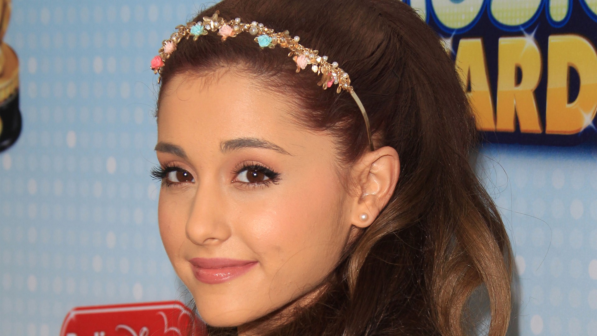 Beautiful Closeup Face Of Ariana Grande American Singer Celebrity