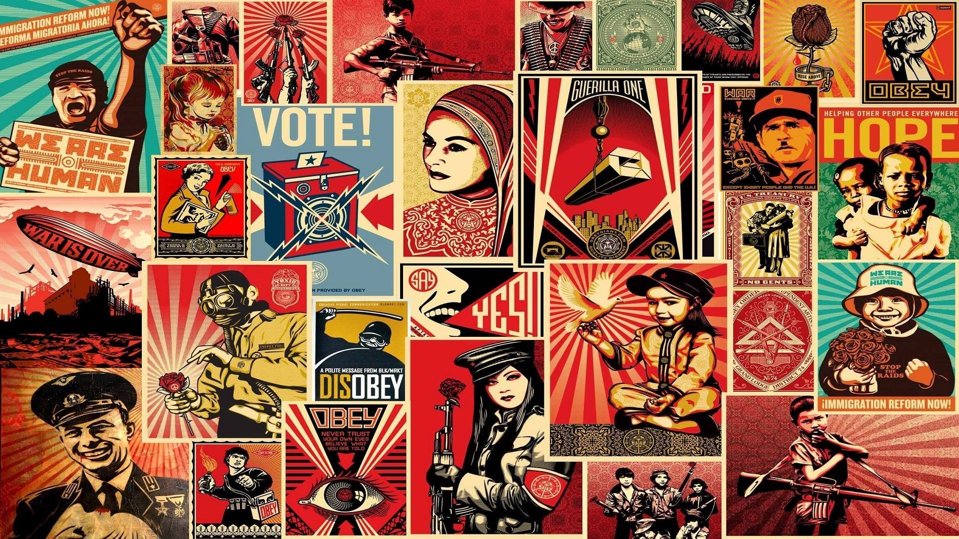 Obey Wallpaper Top Background