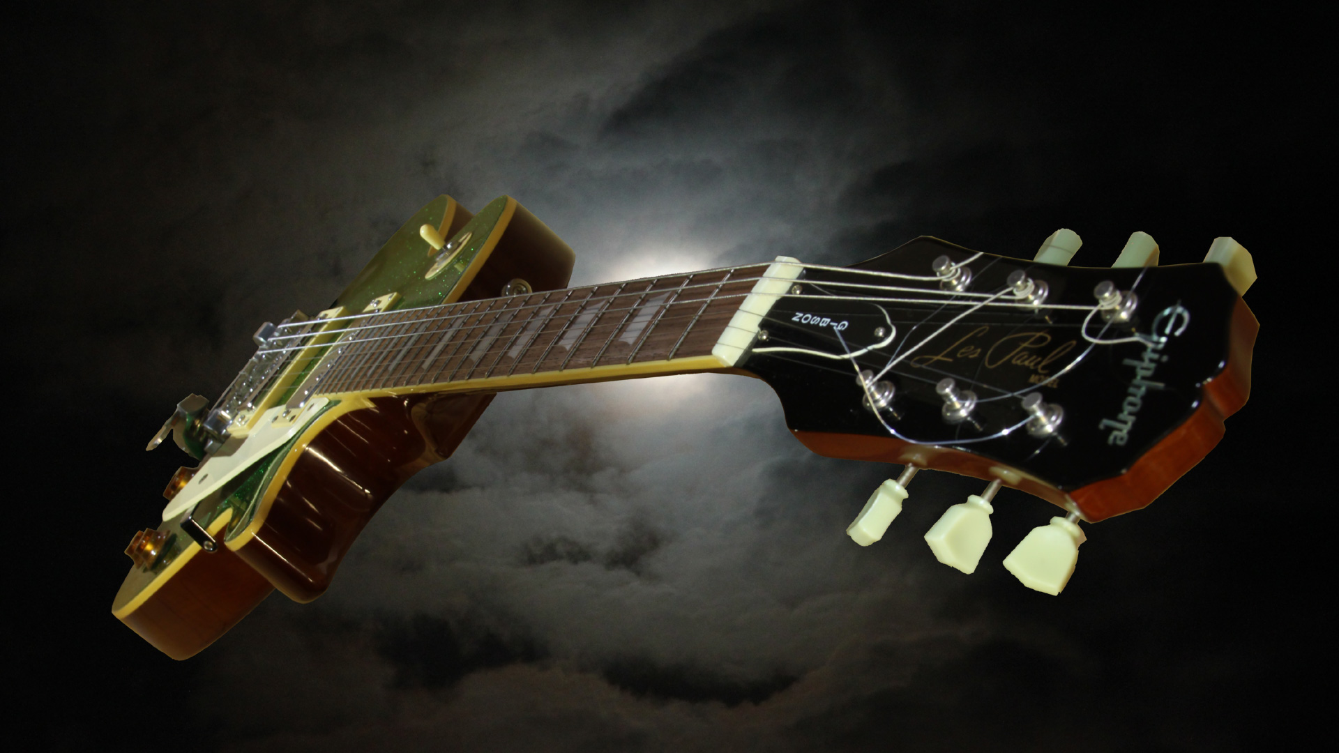 HD Wallpaper Music Gibson Les Paul Style Background