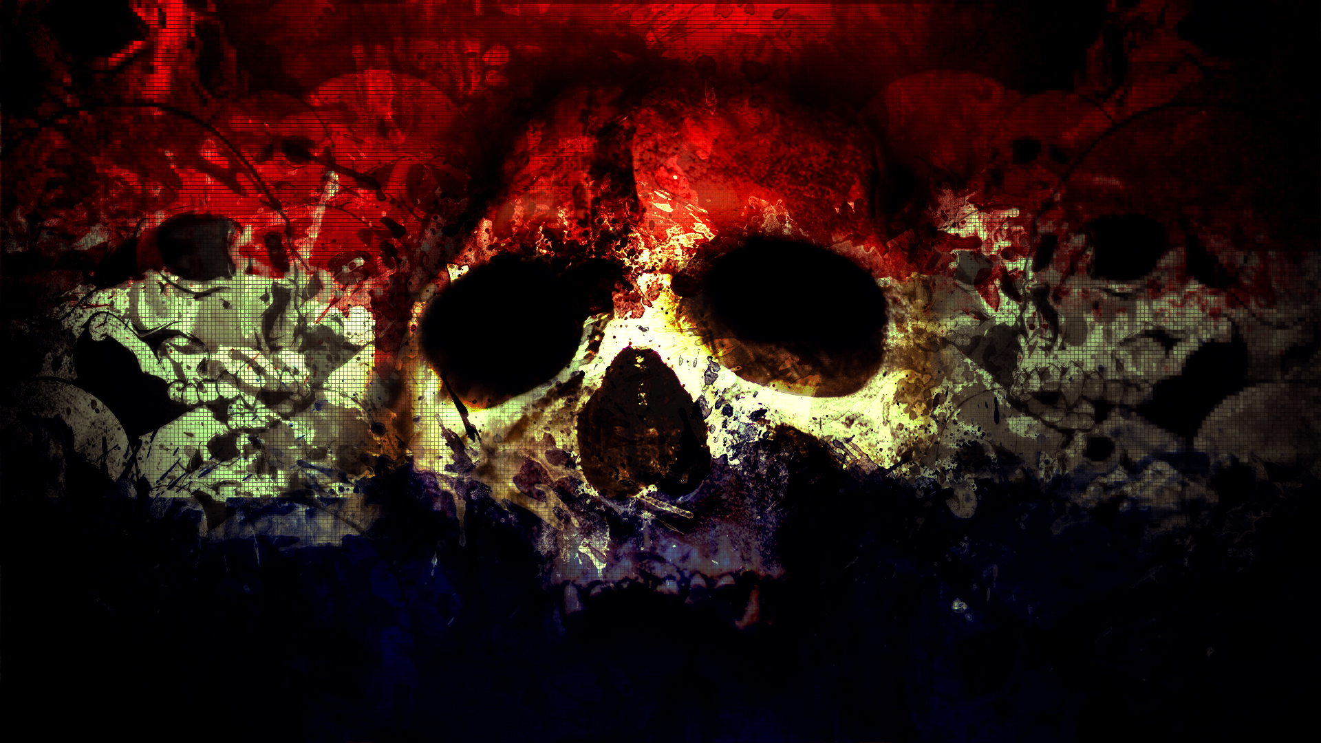 Skull Wallpaper Art Background