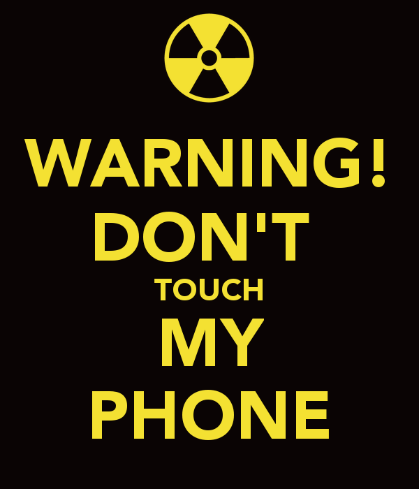 dont touch my phone live wallpaper