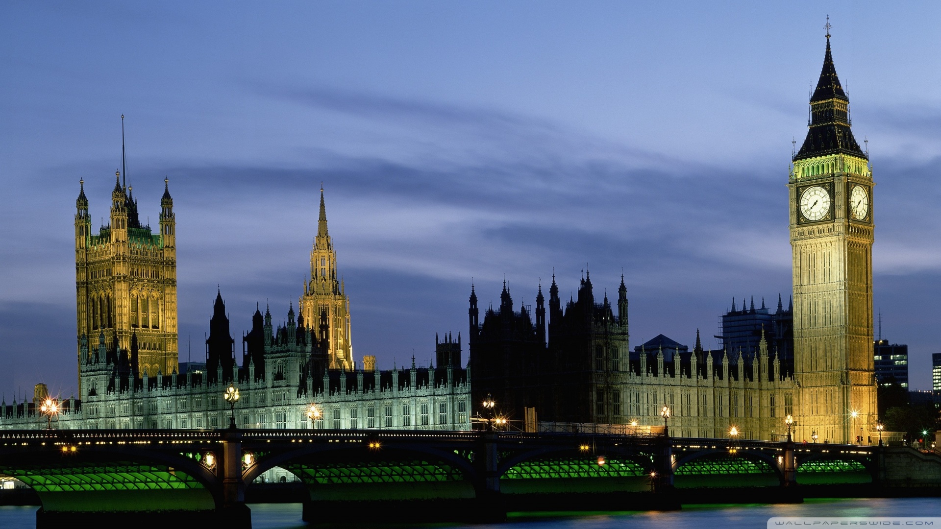 Houses Of Parliament And Big Ben London Uk Europe Wallpaper 1920x1080