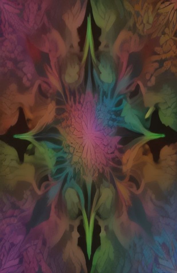 Psychedelic Weed Wallpaper
