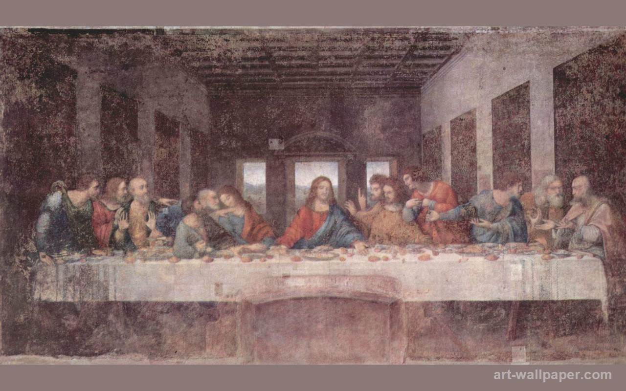 The Last Supper Da Vinci Leonardo Wallpaper