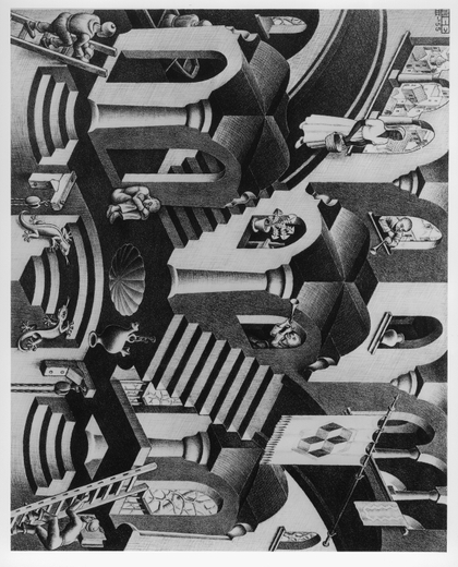 Mc Escher Wallpaper Painters HD Art