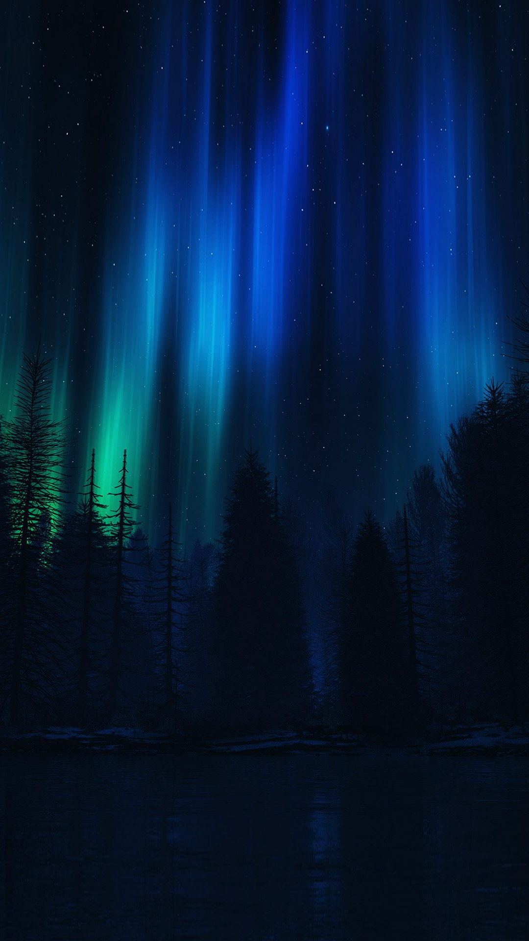 Blue iPhone Wallpaper