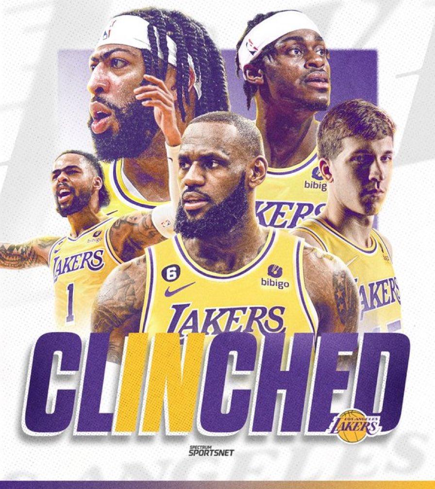 Lakers Lead On X The Are In Playoffs S T Co