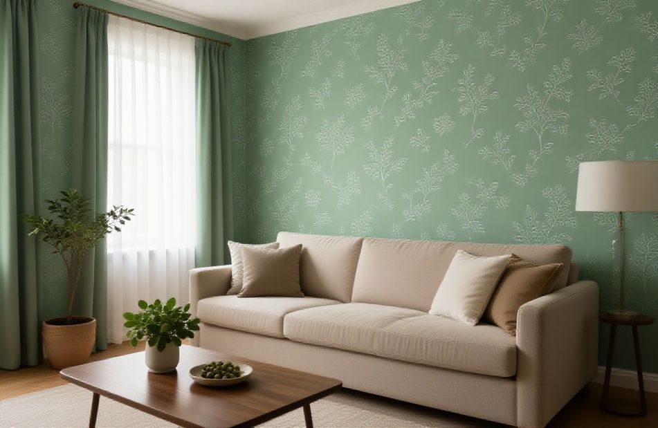 Sage Green Wallpaper