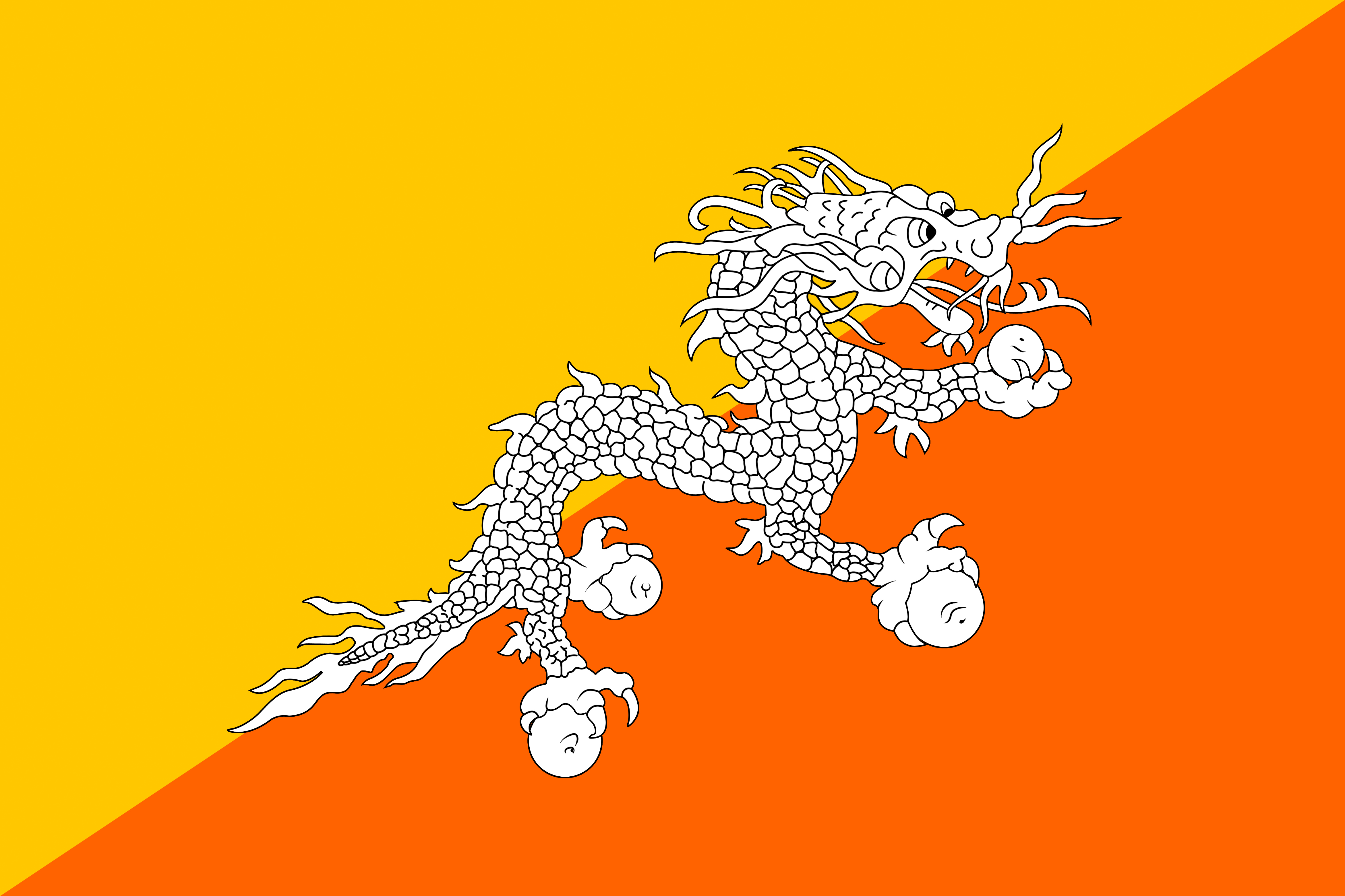 Photos Bhutan Flag