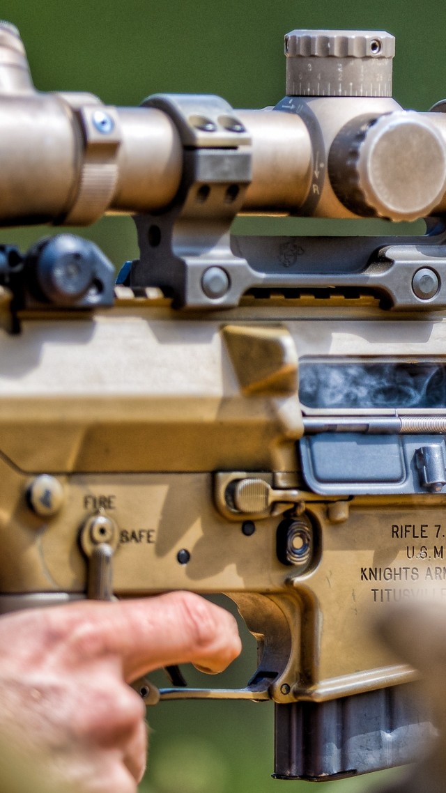 Wallpaper Sr Stoner Rifle Sniper 51mm Nato
