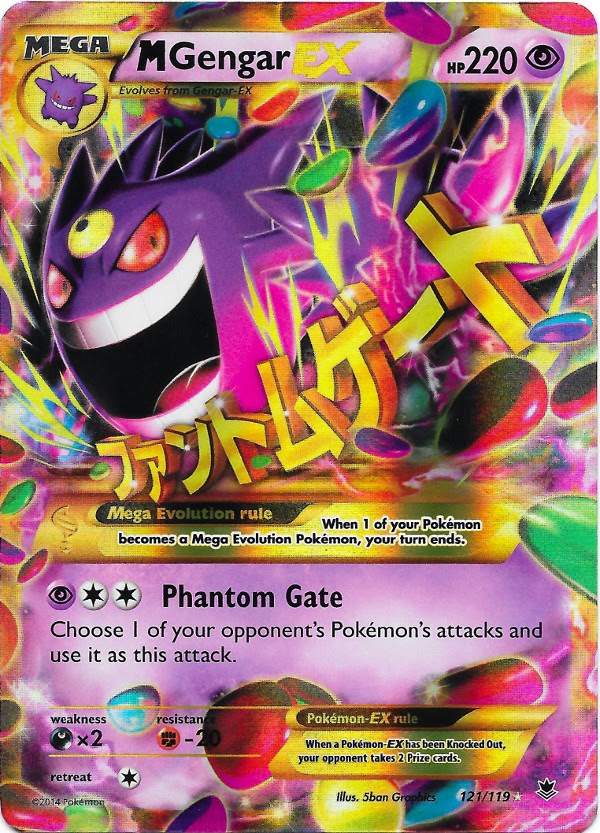 Mega Gengar Pokemon Card Ex Pc Android iPhone And iPad Wallpaper