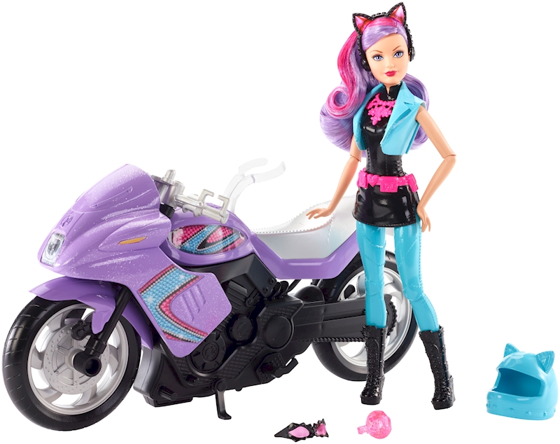 Barbie Spy Squad Doll And Motorcycle