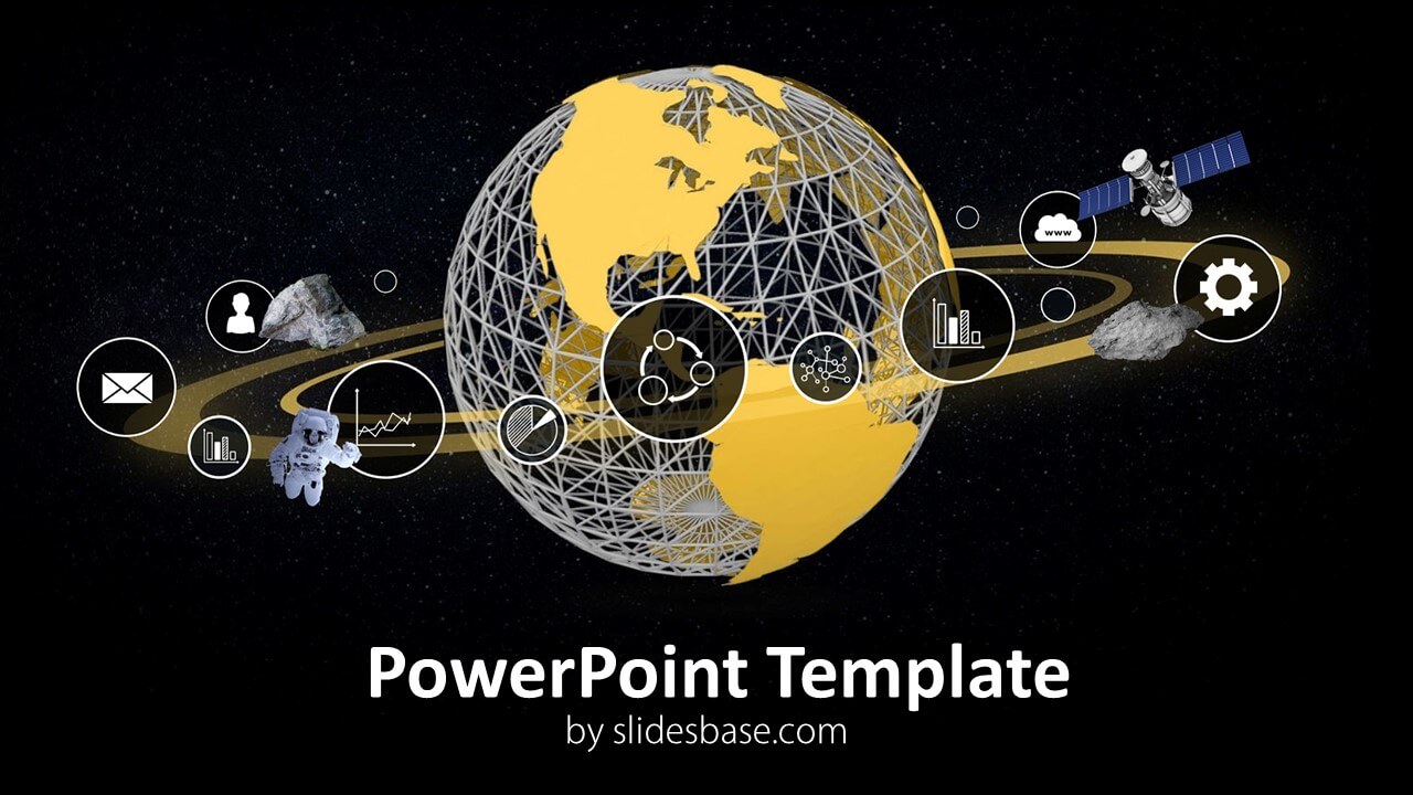 Business Orbit PowerPoint Template Slidesbase