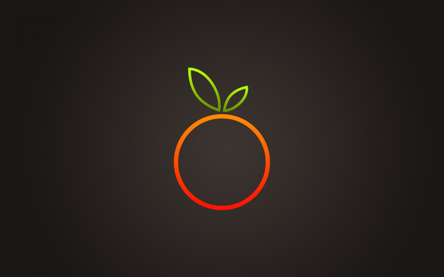 3d Wallpaper Peach Logo