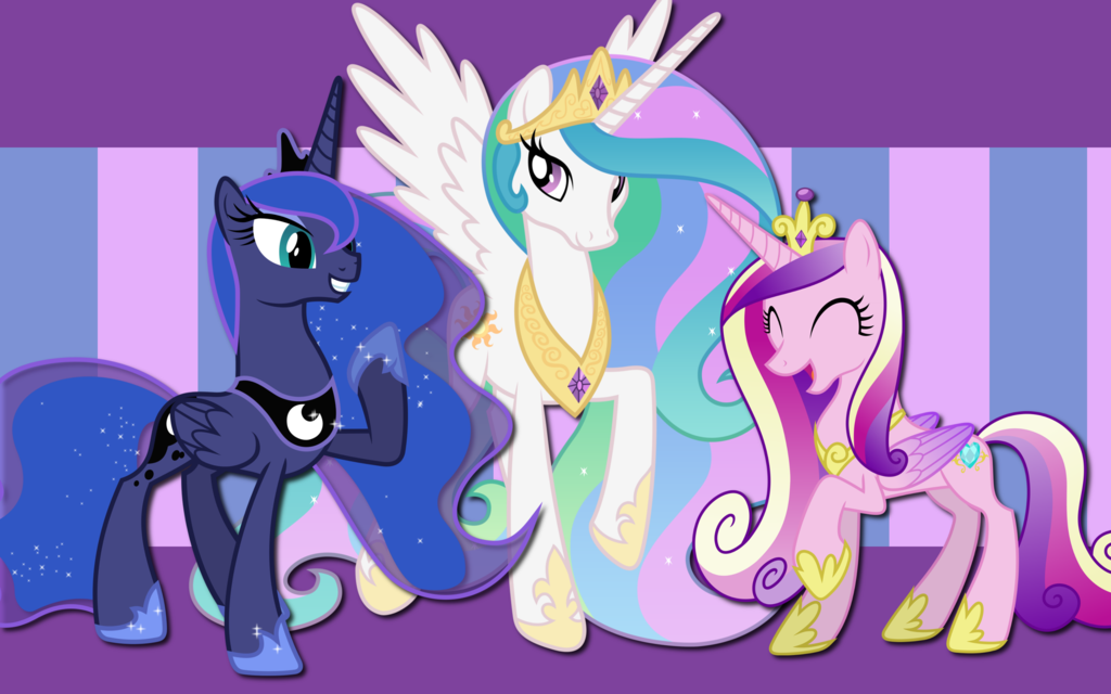 Ruling Alicorns My Little Pony Friendship Is Magic Wallpaper