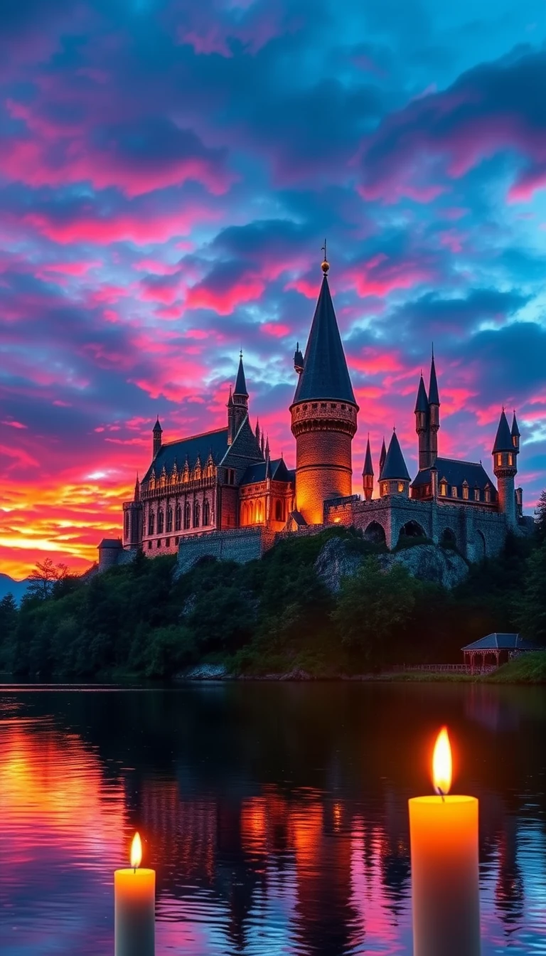 Hogwarts Castle Phone Wallpaper