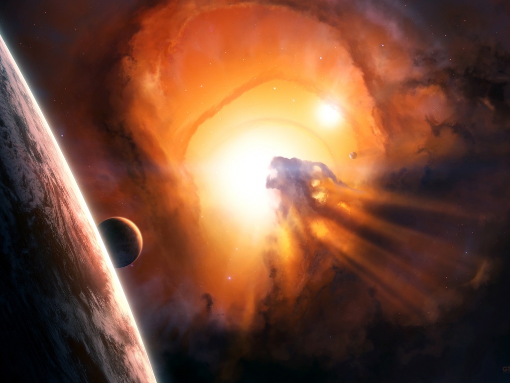Space Black Hole Wallpaper Desktop Background