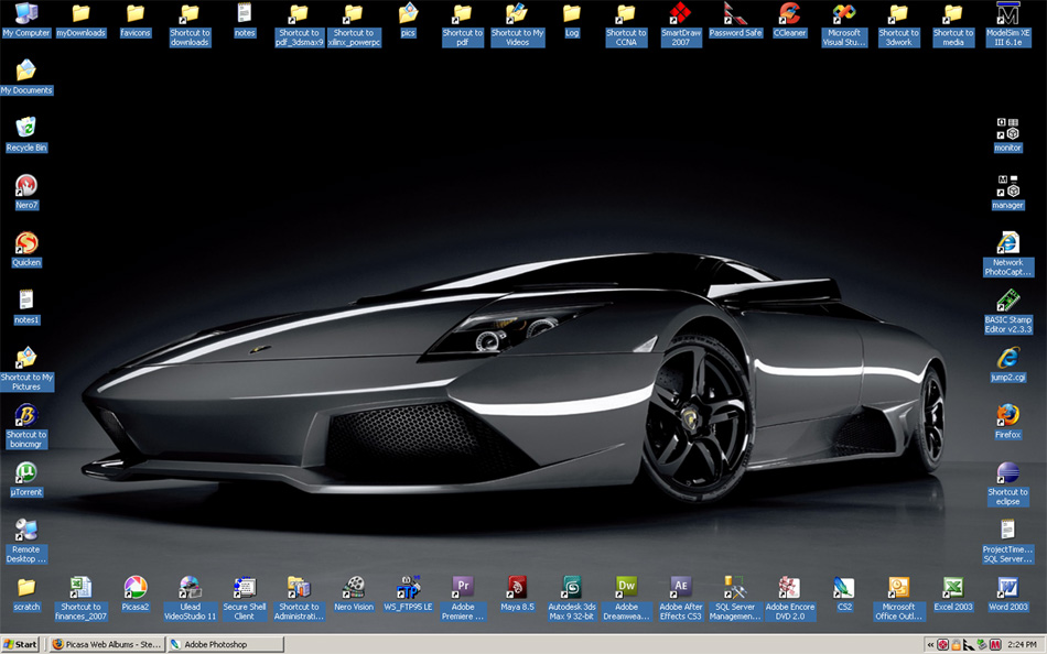 See My Current Windows Xp Background Featuring The Diablo Car