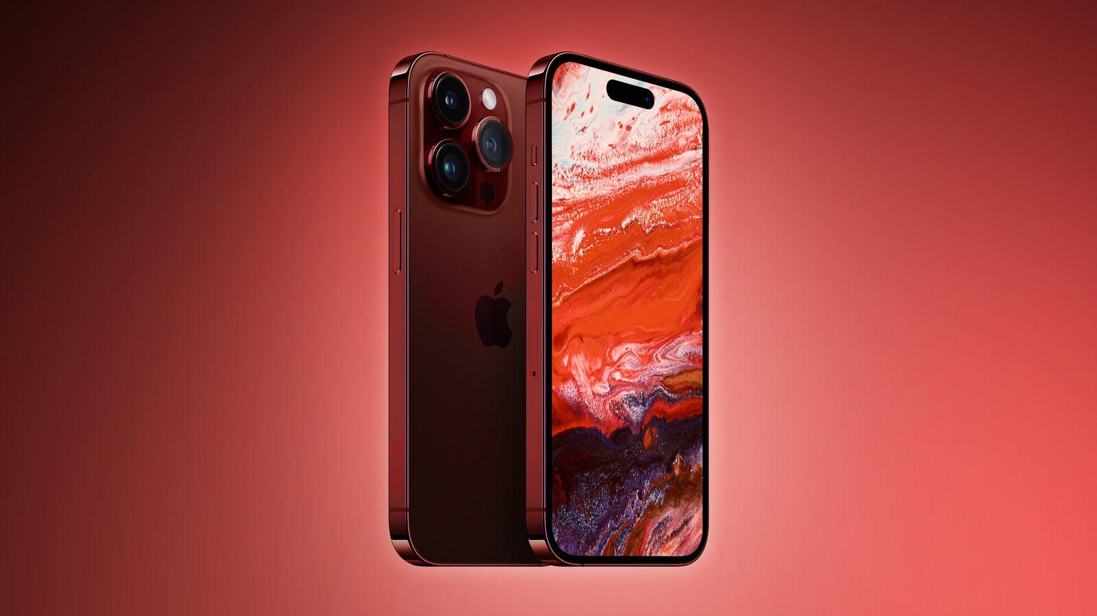 iPhone Pro Could Come in Dark Red With Pink and Light Blue