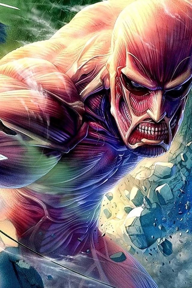 Attack On Titan Monster Wallpaper   iPhone Wallpapers 640x960