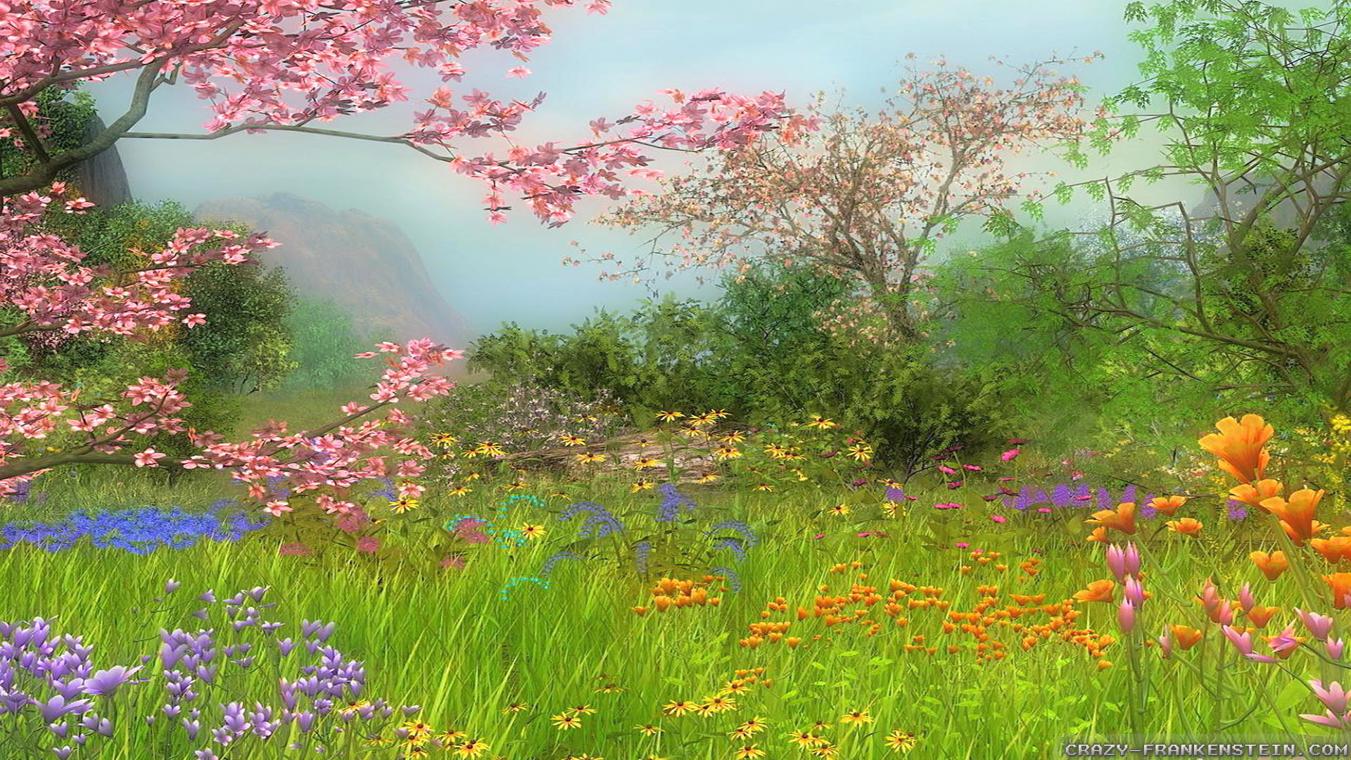 Spring Scene Wallpaper For Your Desktop