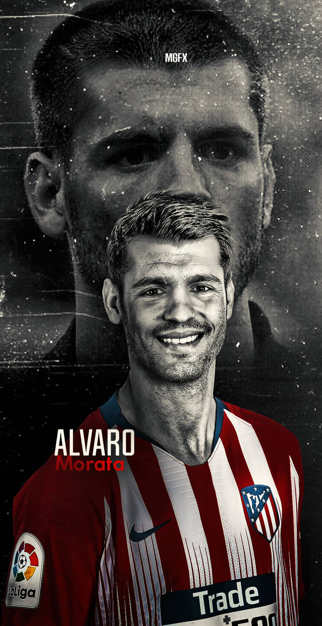 Alvaro Morata Wallpaper Lockscreen Atletico Madrid By