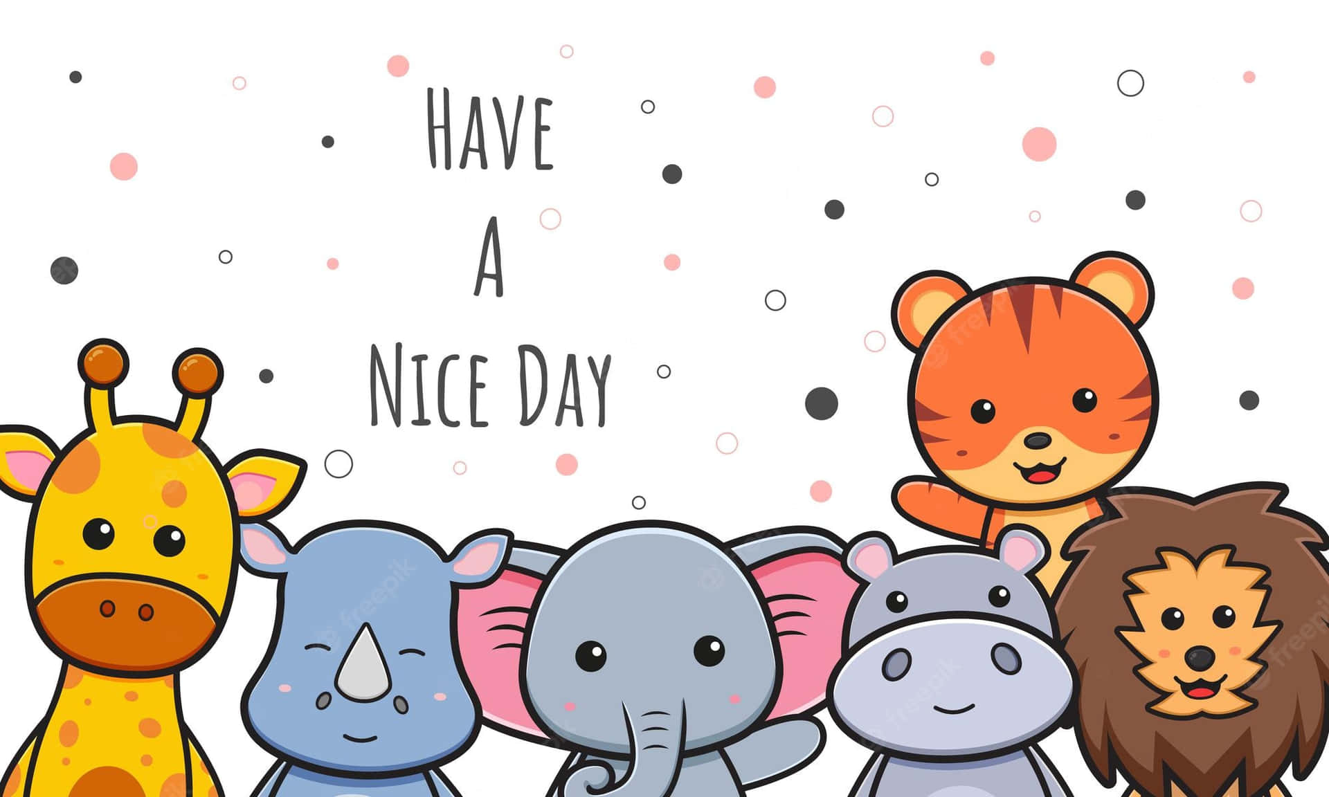 Cute Cartoon Animal Wallpaper