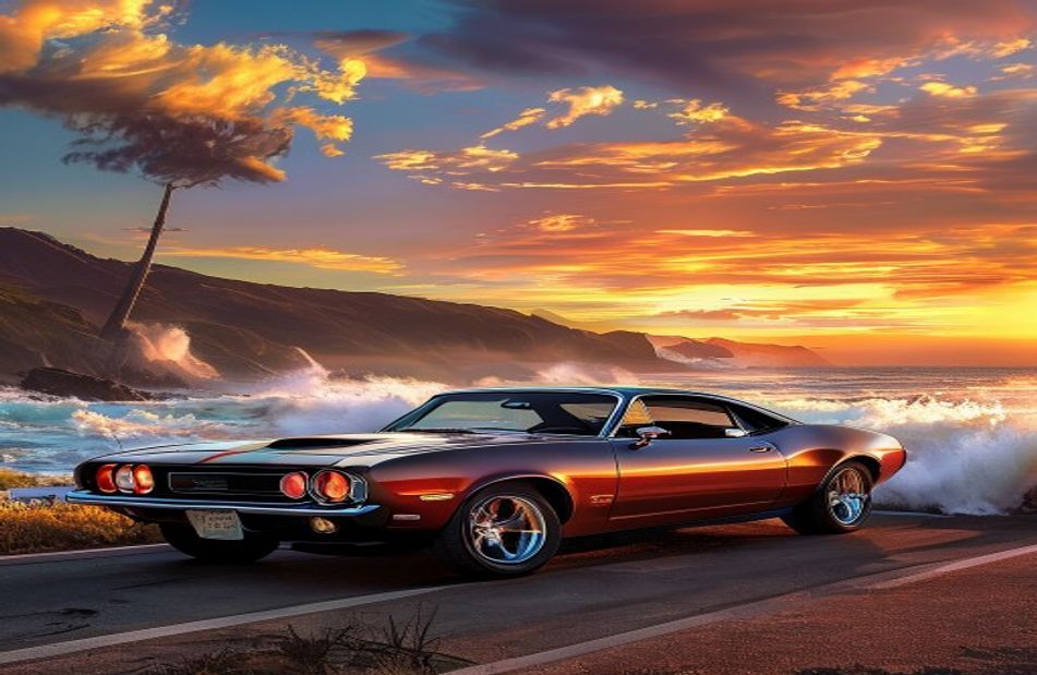 Classic Muscle Car Wallpaper