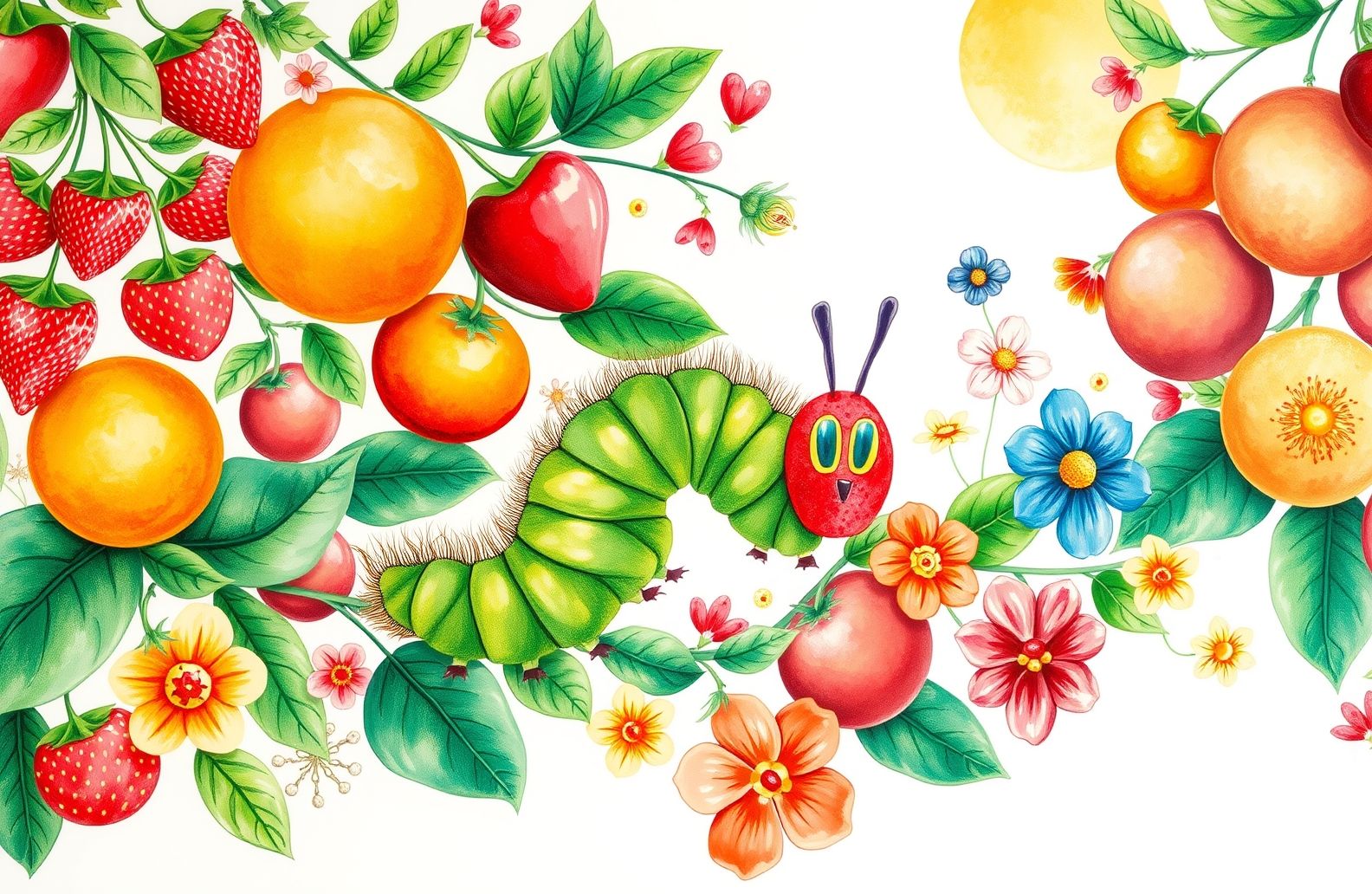 The Very Hungry Caterpillar Wallpaper