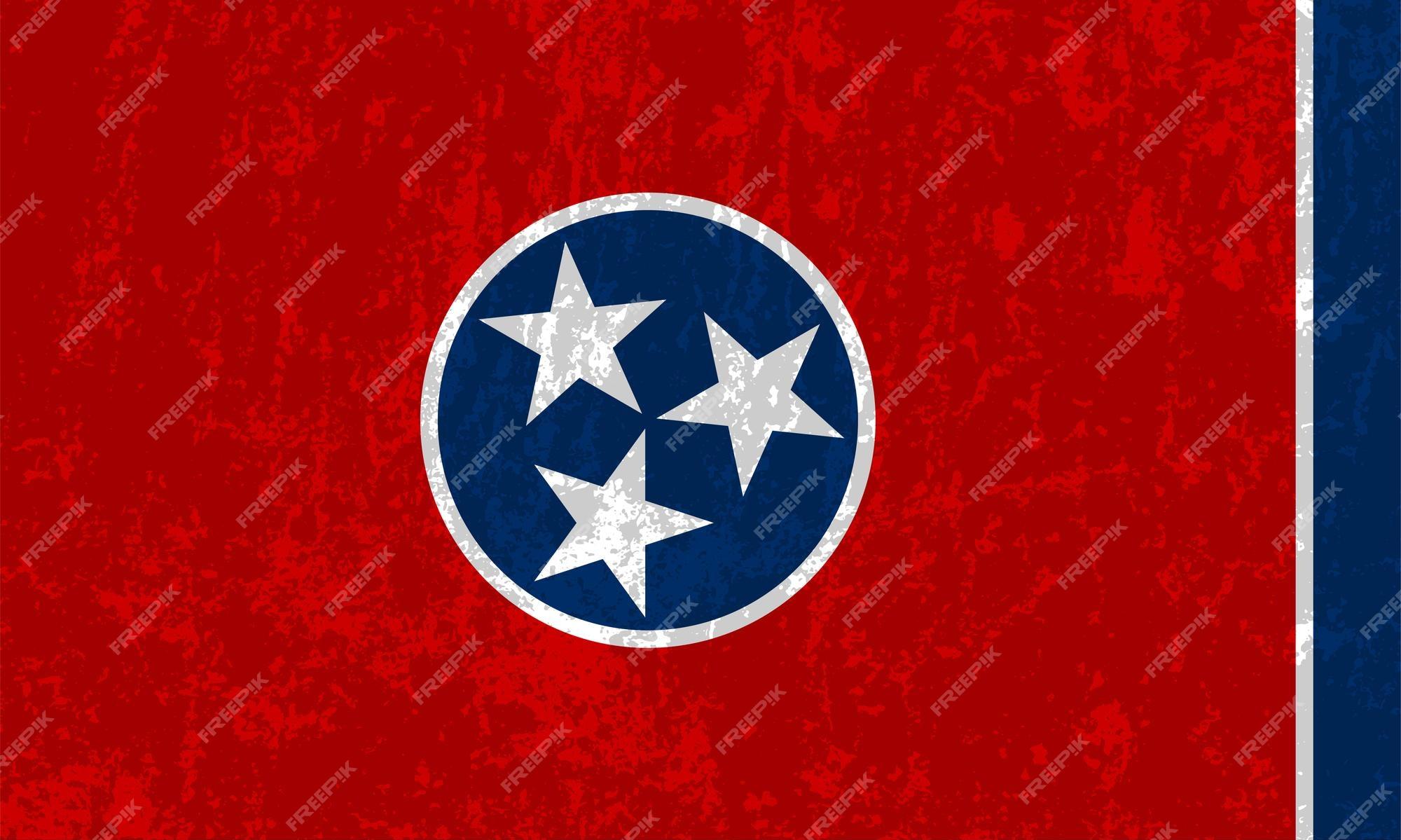 Premium Vector Tennessee State Grunge Flag Illustration