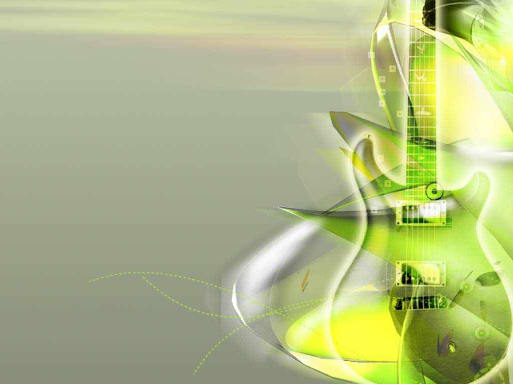 Lime Green Wallpaper Guitar