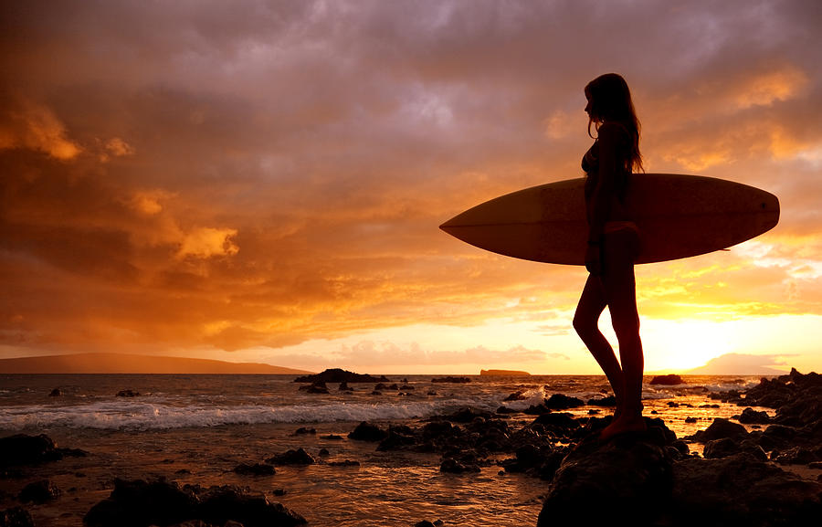 Surfer Girl Wallpaper Sf