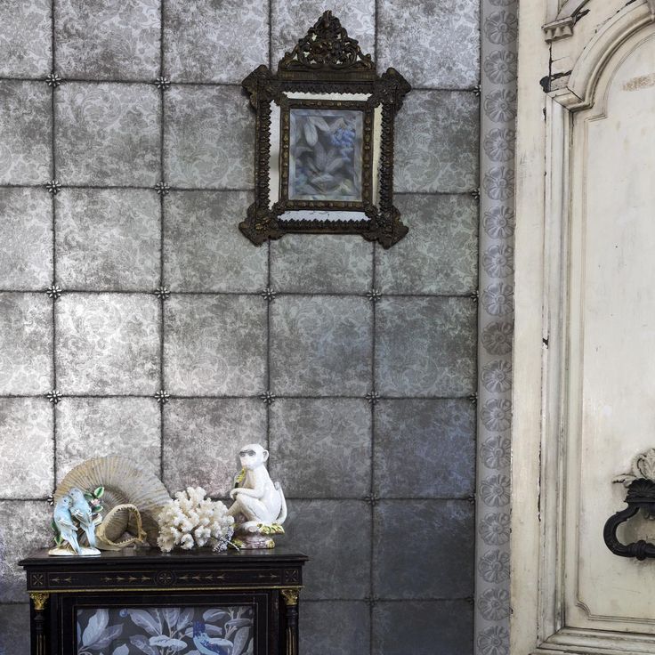 Mirror Wallpaper From Cole Son Replicates The Distressed Mirrors