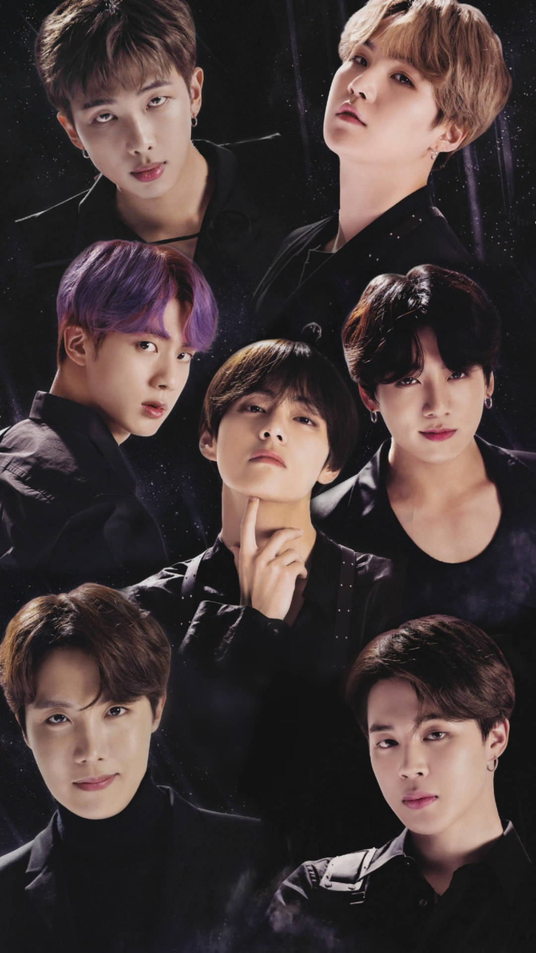 Bts Black Aesthetic Wallpaper