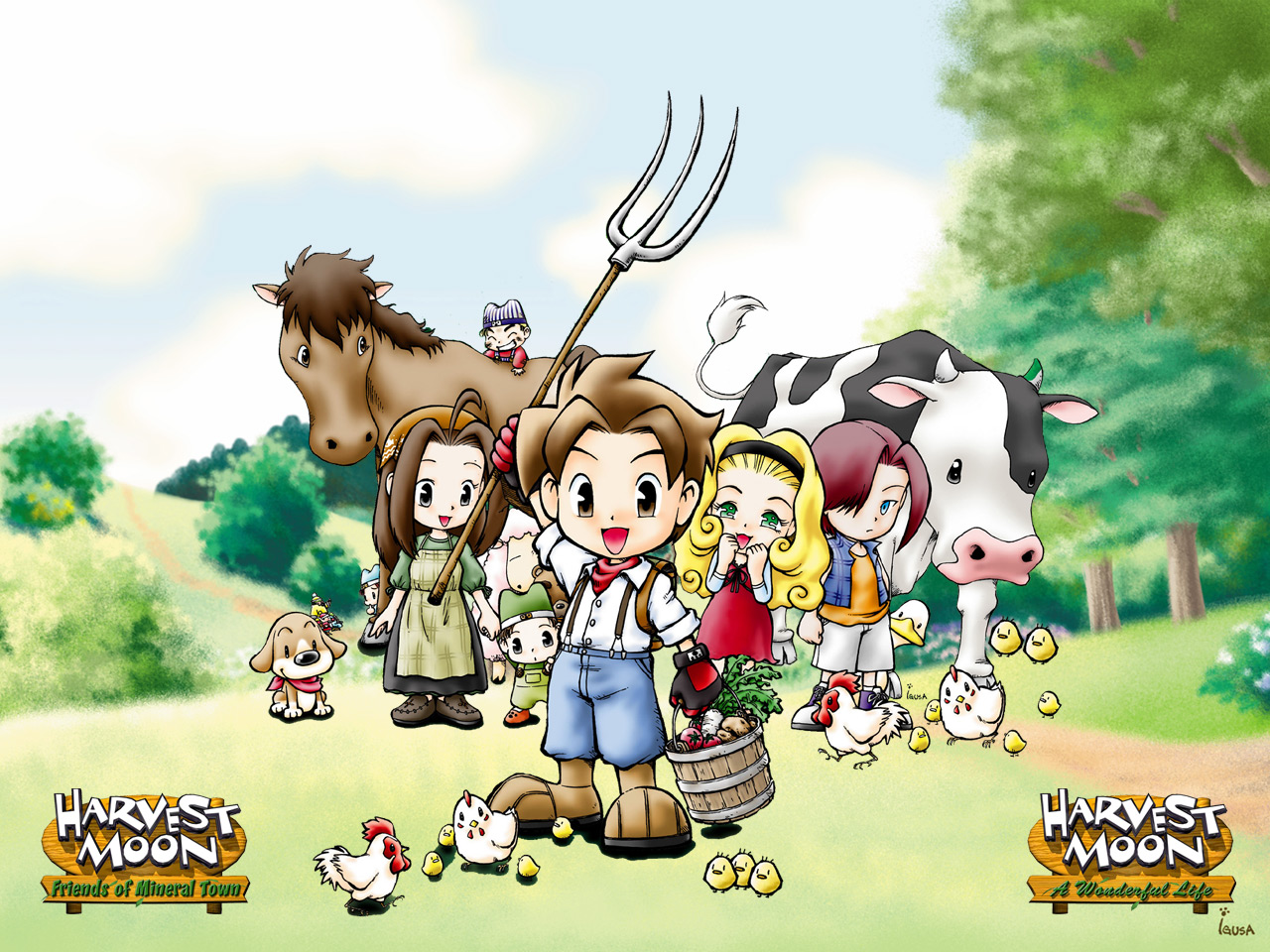 Harvest Moon Hd Wallpaper Background