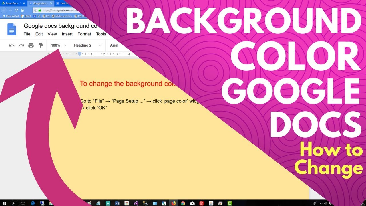 How To Make A Picture A Background In Google Docs