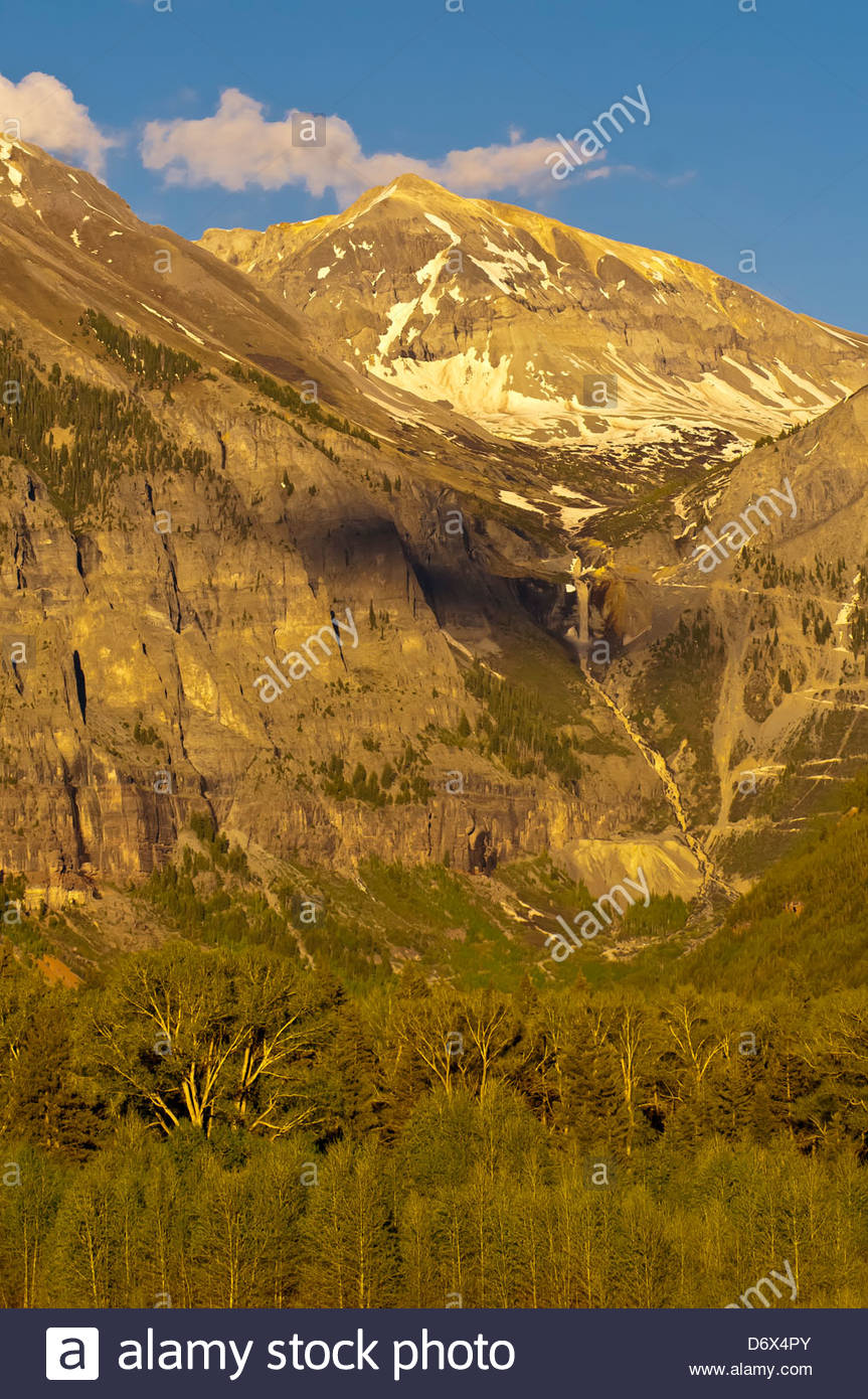 Telluride Colorado Usa With The San Miguel Cirque In Background