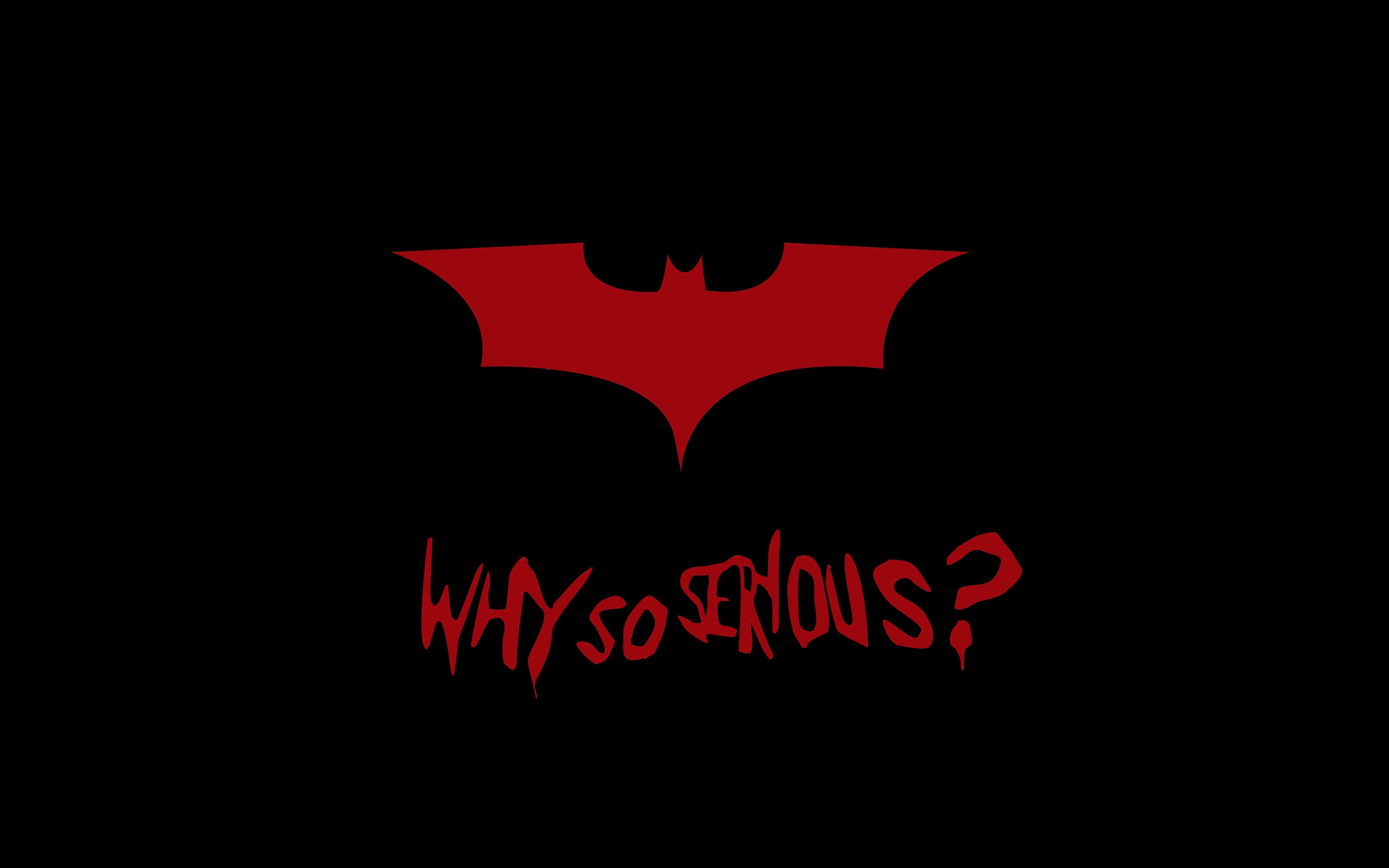Free download Why So Serious Joker Batman Cool Logo 1317 Wallpapers and  Free [3840x2400] for your Desktop, Mobile & Tablet | Explore 26+ Cool Logos  Wallpapers | Wallpaper Of Logos, Superman Logos