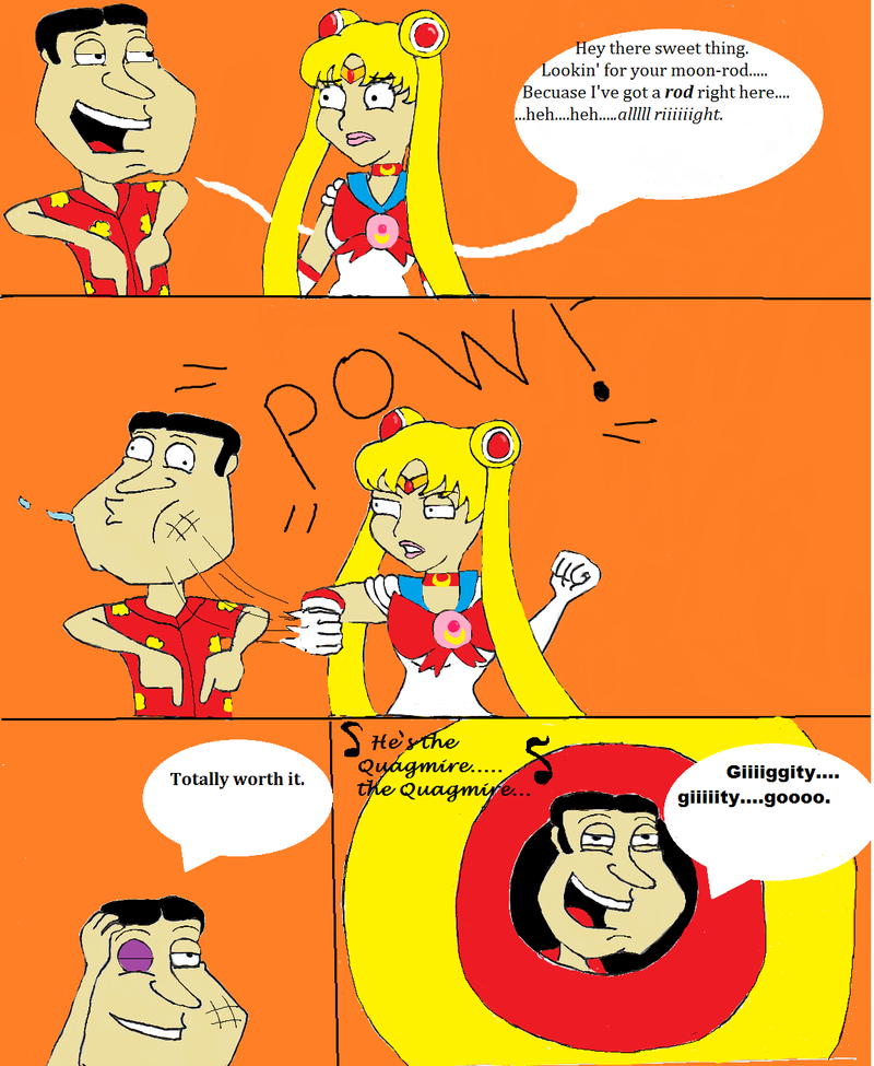 Who Else But Quagmire By Sailorstarseed Wallpaper