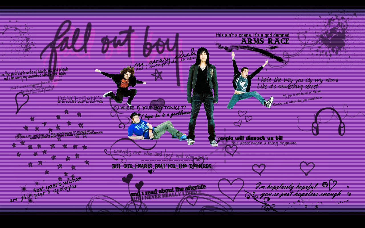 Clubs Fall Out Boy Image Title Wallpaper