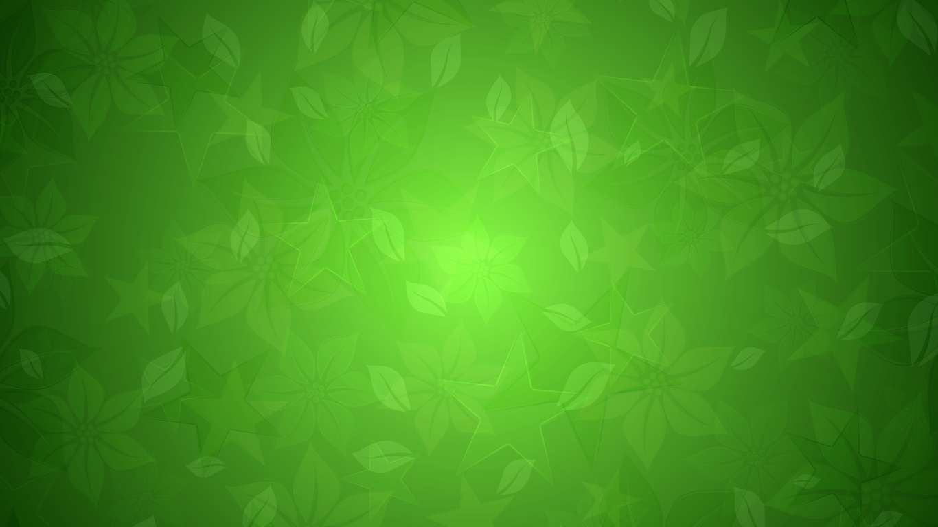 Green Floral Stars Texture Ppt Background For Your Powerpoint