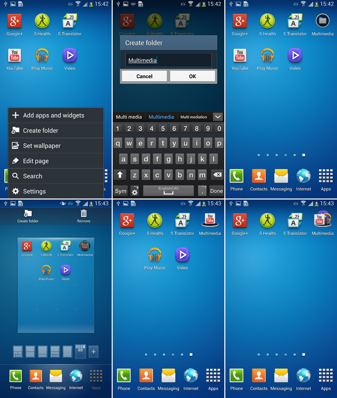 How To Create Folder On Galaxy S4 Aw Center