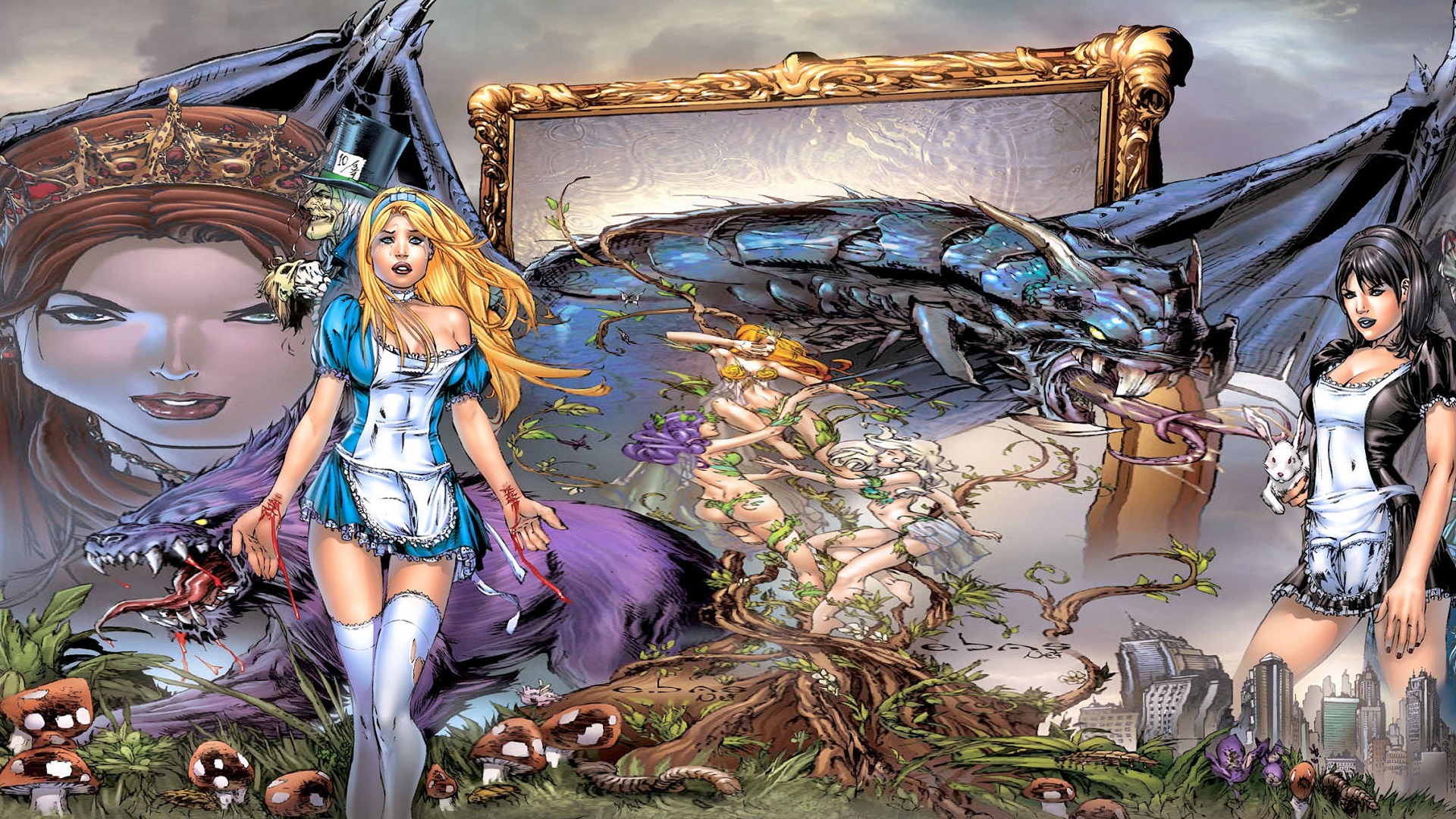 Grimm Fairy Tales Puter Wallpaper Desktop Background